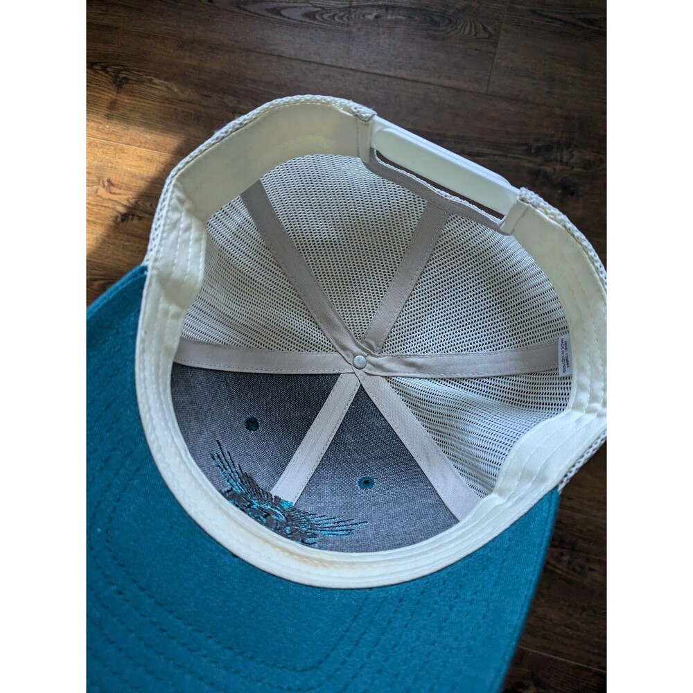 The Sweet Lillies Snapback Trucker Hat Gray One Size Adjustable Mesh Back - Picture 2 of 3